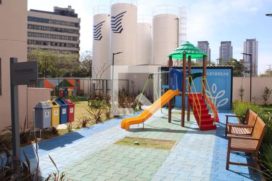 Área comum - Playground de apartamento para alugar com 1 quarto, 31m² em Várzea da Barra Funda, São Paulo