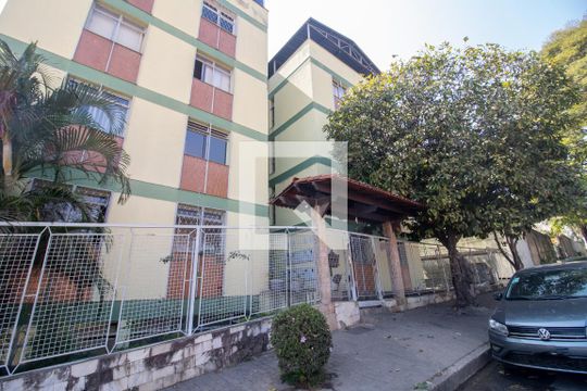Fachada e portaria de apartamento à venda com 3 quartos, 91m² em Brasiléia, Betim