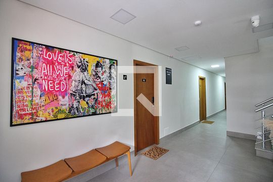 Hall social de apartamento para alugar com 1 quarto, 26m² em Centro, São Bernardo do Campo