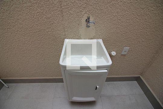 Área de Serviço de kitnet/studio para alugar com 1 quarto, 26m² em Centro, São Bernardo do Campo