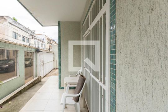 Varanda da Sala de apartamento à venda com 3 quartos, 120m² em Tijuca, Rio de Janeiro