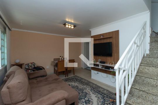 Sala de casa de condomínio para alugar com 3 quartos, 95m² em Jardim Leonor Mendes de Barros, São Paulo