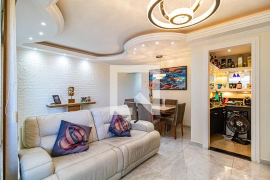 Sala de apartamento à venda com 3 quartos, 95m² em Jardim Arpoador, São Paulo