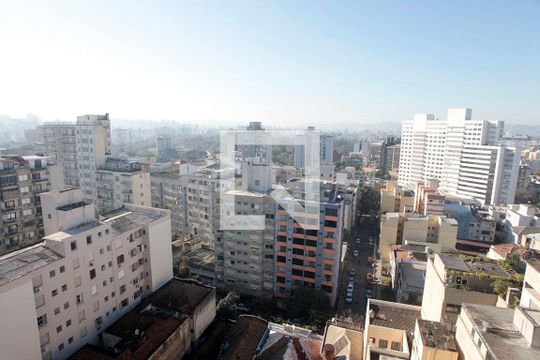 Área Comum - Terraço Vista de apartamento à venda com 1 quarto, 41m² em Centro Histórico, Porto Alegre