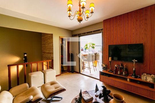 Sala  de apartamento à venda com 4 quartos, 340m² em Lourdes, Belo Horizonte