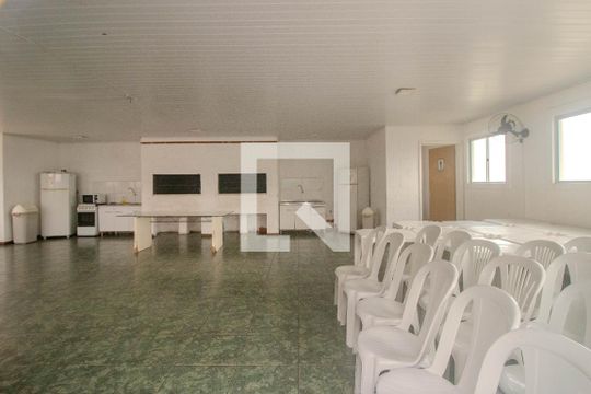 Área comum - Salão de festas de apartamento para alugar com 2 quartos, 39m² em Rubem Berta, Porto Alegre