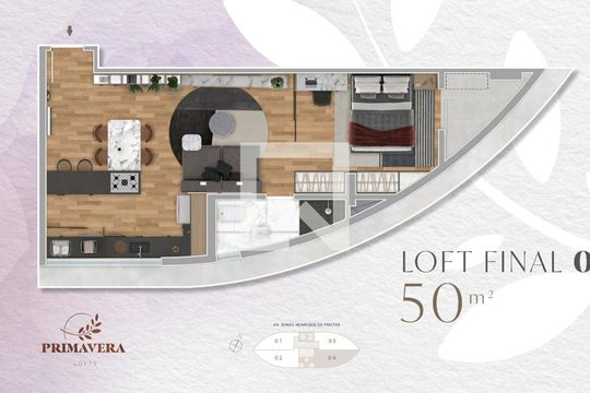 Apartamento à venda com 1 quarto, 45m² em Vale do Sereno, Nova Lima