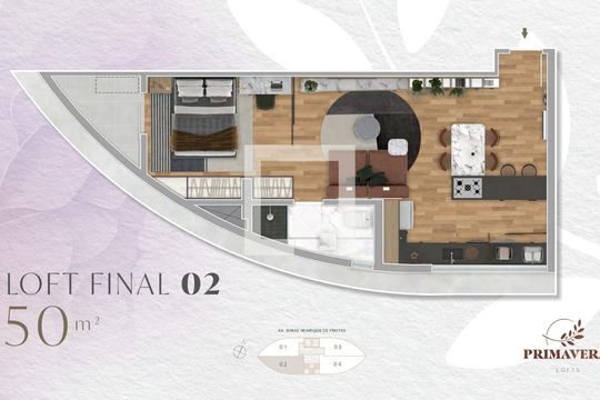 Apartamento à venda com 1 quarto, 45m² em Vale do Sereno, Nova Lima