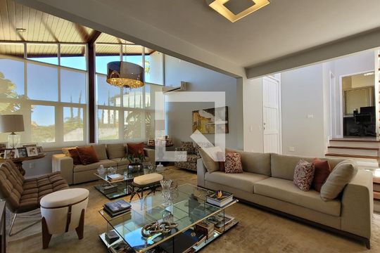 Sala de casa de condomínio à venda com 7 quartos, 600m² em Sítios de Recreio Gramado, Campinas