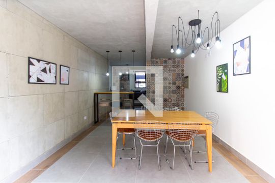Área comum - Salão de festas de apartamento à venda com 1 quarto, 30m² em Vila Pompéia, São Paulo