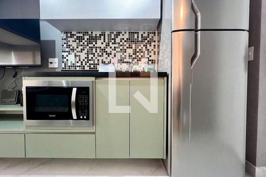 Cozinha de kitnet/studio à venda com 1 quarto, 28m² em Vila Mariana, São Paulo