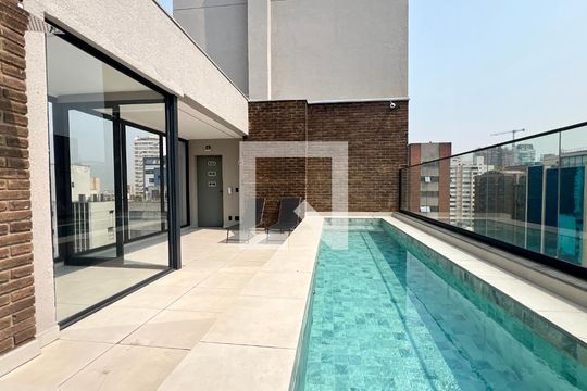 Piscina de kitnet/studio à venda com 1 quarto, 28m² em Vila Mariana, São Paulo