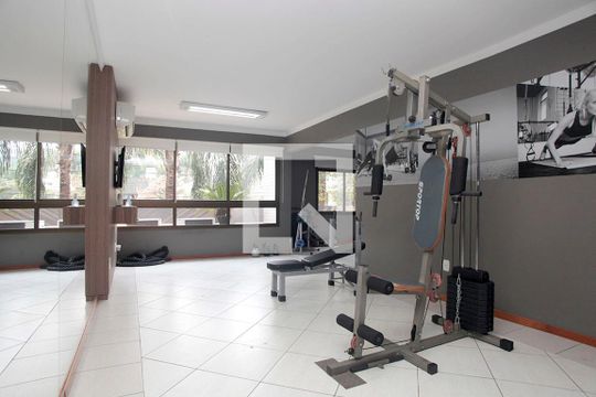 Área comum - Academia de apartamento para alugar com 1 quarto, 51m² em Petrópolis, Porto Alegre