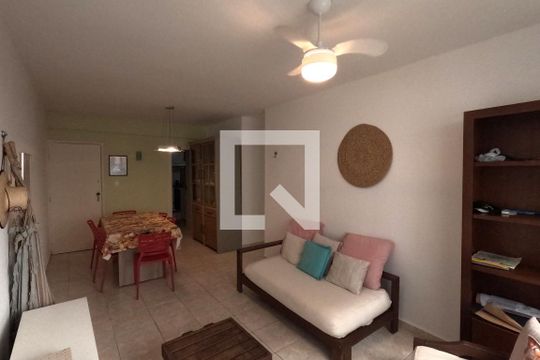 Sala de apartamento para alugar com 2 quartos, 87m² em José Menino, Santos