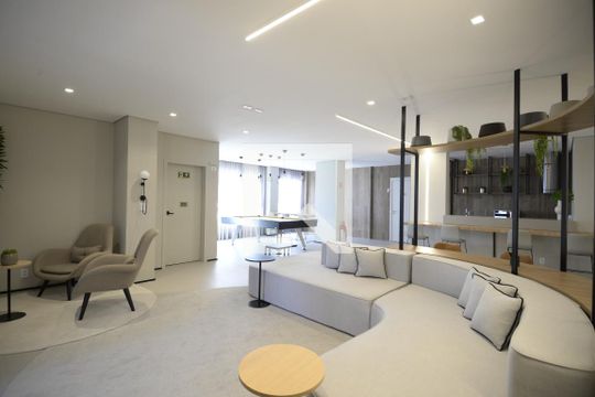 Área comum de kitnet/studio à venda com 1 quarto, 35m² em Vila Dom Pedro I, São Paulo