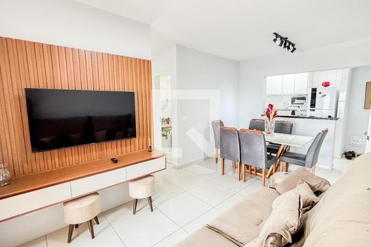 Sala - Sala de Jantar de apartamento para alugar com 3 quartos, 79m² em Campestre, Santo André