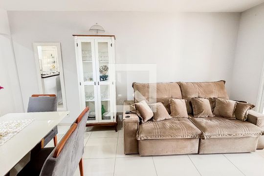 Sala - Sala de Jantar de apartamento para alugar com 3 quartos, 79m² em Campestre, Santo André