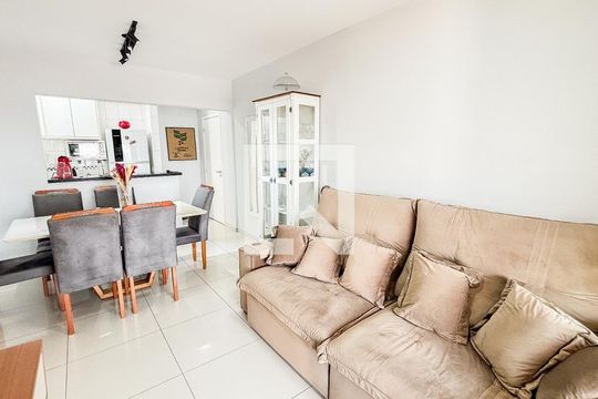 Sala - Sala de Jantar de apartamento para alugar com 3 quartos, 79m² em Campestre, Santo André
