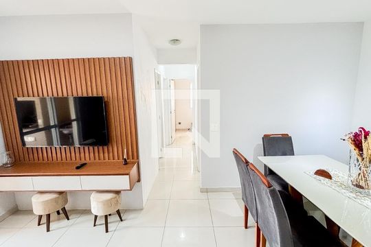 Sala - Sala de Jantar de apartamento para alugar com 3 quartos, 79m² em Campestre, Santo André