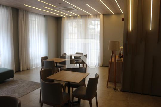 Área comum - Salão de festas de kitnet/studio à venda com 1 quarto, 19m² em Santa Paula, São Caetano do Sul
