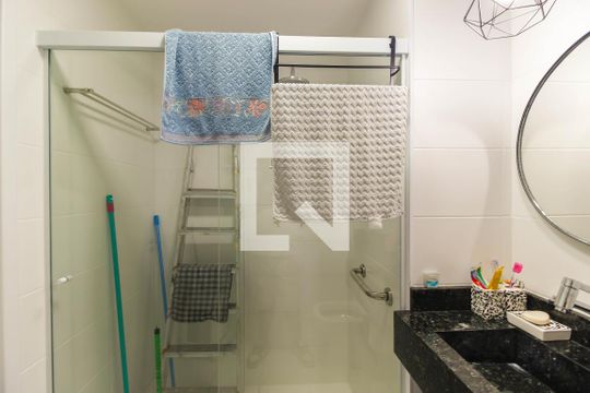 Banheiro da Suíte de apartamento para alugar com 1 quarto, 34m² em Penha de França, São Paulo