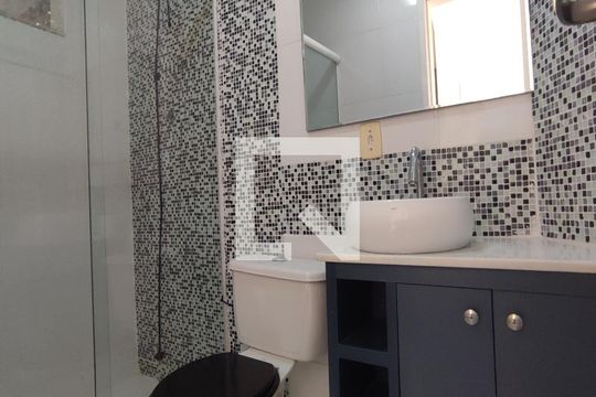 1º Pav - Lavabo de casa de condomínio à venda com 3 quartos, 100m² em Jacarepaguá, Rio de Janeiro