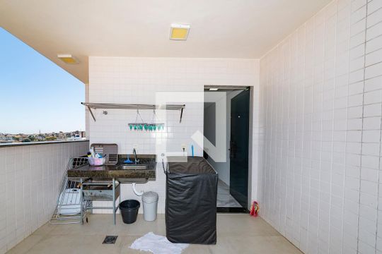 Área de Serviço de apartamento à venda com 3 quartos, 180m² em Monsenhor Messias, Belo Horizonte