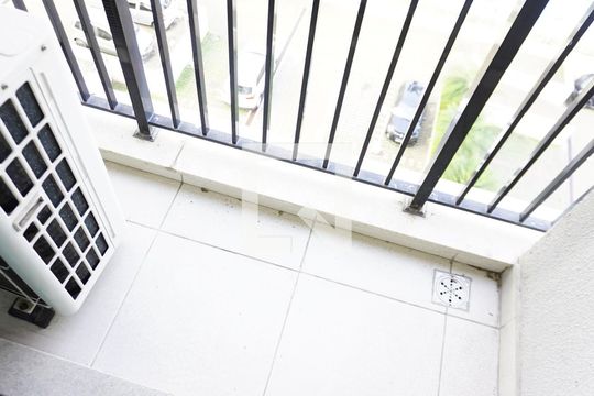 Varanda - Sala de apartamento à venda com 1 quarto, 40m² em Curicica, Rio de Janeiro