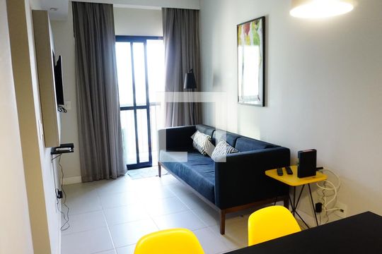 Sala de apartamento à venda com 1 quarto, 40m² em Curicica, Rio de Janeiro