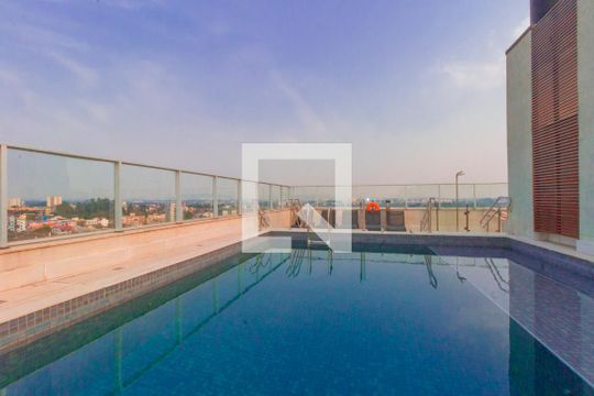 Área comum - Piscina de kitnet/studio à venda com 1 quarto, 38m² em Marechal Rondon, Canoas