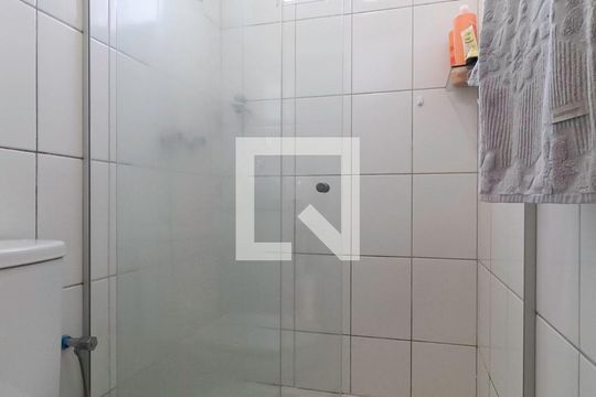 Banheiro da suíte  de apartamento à venda com 2 quartos, 75m² em Castelo, Belo Horizonte