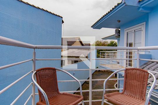 Varanda Quarto de casa de condomínio à venda com 3 quartos, 93m² em Fátima, Canoas