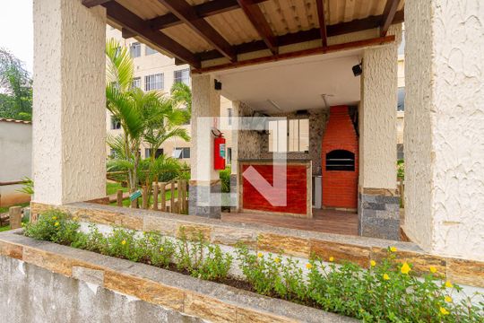 Área comum - Churrasqueira de apartamento para alugar com 2 quartos, 44m² em Campo Grande, Rio de Janeiro