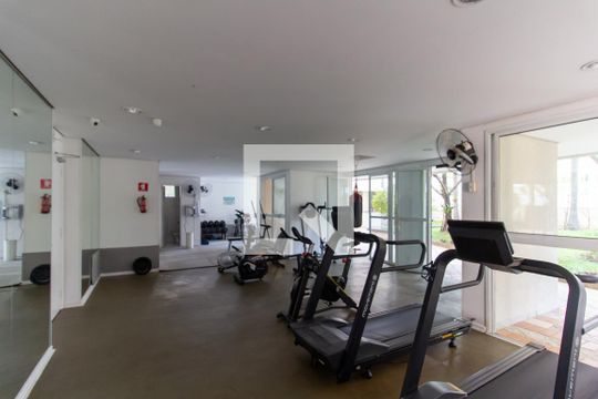 Área comum - Academia de apartamento para alugar com 1 quarto, 33m² em Perdizes, São Paulo