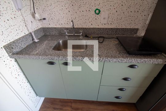 Cozinha Studio de kitnet/studio à venda com 1 quarto, 27m² em Santo Amaro, São Paulo
