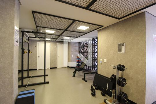 Área Comum - Academia de kitnet/studio para alugar com 1 quarto, 27m² em Vila Nova Conceição, São Paulo