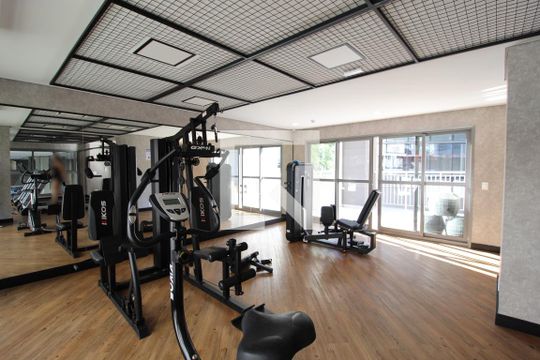 Área Comum - Academia de kitnet/studio para alugar com 1 quarto, 27m² em Vila Nova Conceição, São Paulo
