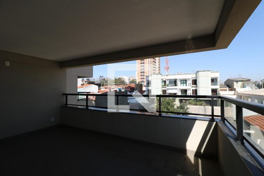 Varanda da Sala de apartamento à venda com 3 quartos, 161m² em Campestre, Santo André