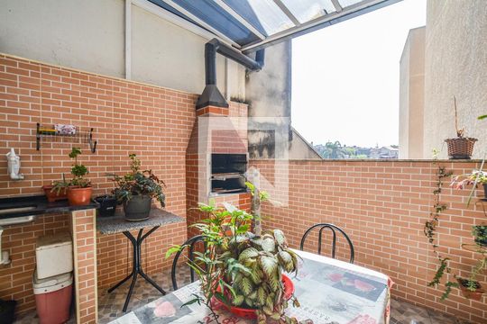 Área gourmet de casa à venda com 3 quartos, 192m² em Jardim Silvana, Santo André