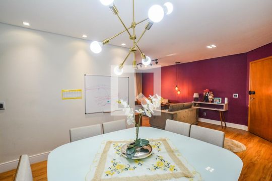 Sala de Jantar de apartamento à venda com 3 quartos, 140m² em Vila Assunção, Santo André