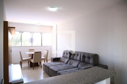 Sala de apartamento à venda com 3 quartos, 79m² em Parque Amazonia, Goiânia