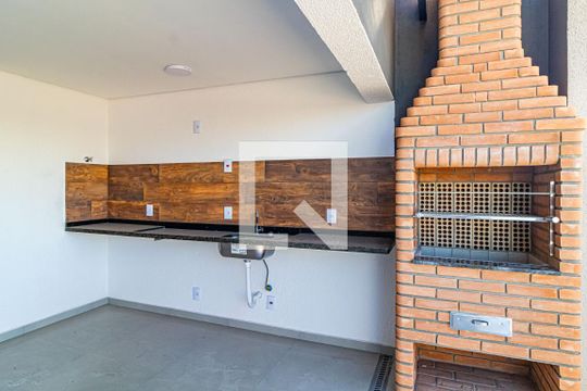 Área comum - Churrasqueira de apartamento à venda com 1 quarto, 71m² em Jardim Trussardi, São Paulo