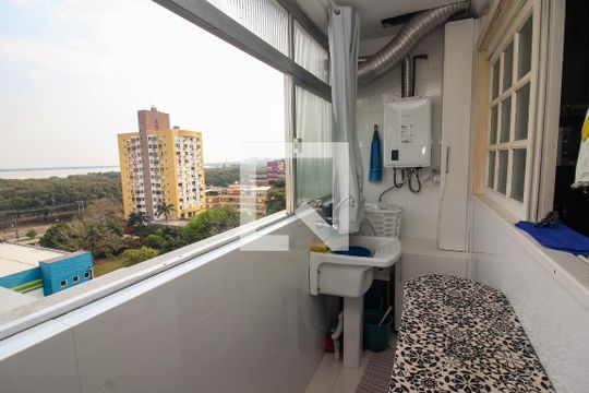 Área de Serviço de apartamento à venda com 3 quartos, 102m² em Santa Tereza, Porto Alegre