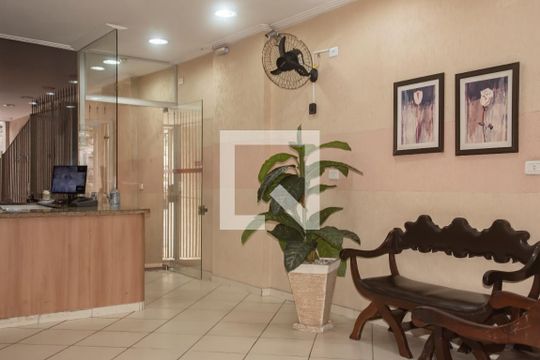 Hall social/Recepção de apartamento à venda com 2 quartos, 50m² em Bosque da Saúde, São Paulo