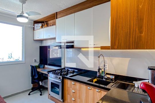 Cozinha de apartamento à venda com 1 quarto, 25m² em Belenzinho, São Paulo