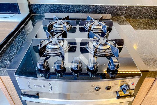 Cozinha de apartamento à venda com 1 quarto, 25m² em Belenzinho, São Paulo