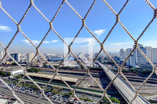 Vista da Sala de apartamento à venda com 1 quarto, 25m² em Belenzinho, São Paulo
