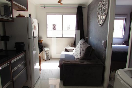 Sala/Cozinha de apartamento à venda com 1 quarto, 24m² em Panamby, São Paulo