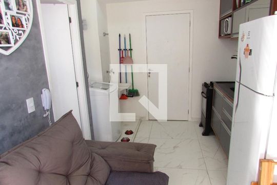 Sala/Cozinha de apartamento à venda com 1 quarto, 24m² em Panamby, São Paulo