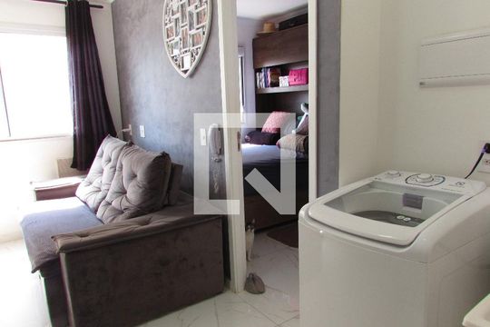 Sala/Cozinha de apartamento à venda com 1 quarto, 24m² em Panamby, São Paulo